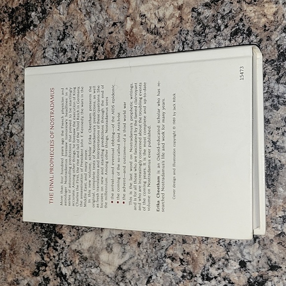 The Final Prophecies of Nostradamus | Erika Cheetham | Hardback Book - Picture 7 of 8
